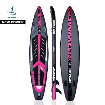 Wkersiy 380cm Pink Racing SUP | Professionelles Design für Performance & Langstrecken-Touren