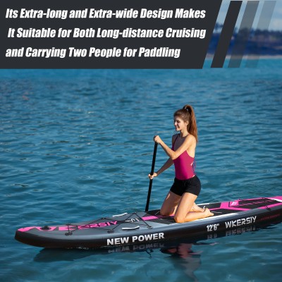Wkersiy 380cm Pink Racing SUP | Professionelles Design für Performance & Langstrecken-Touren