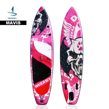 320 cm Skelett-SUP | Vielseitiges Paddleboard für Yoga und Abenteuer – WKersiy