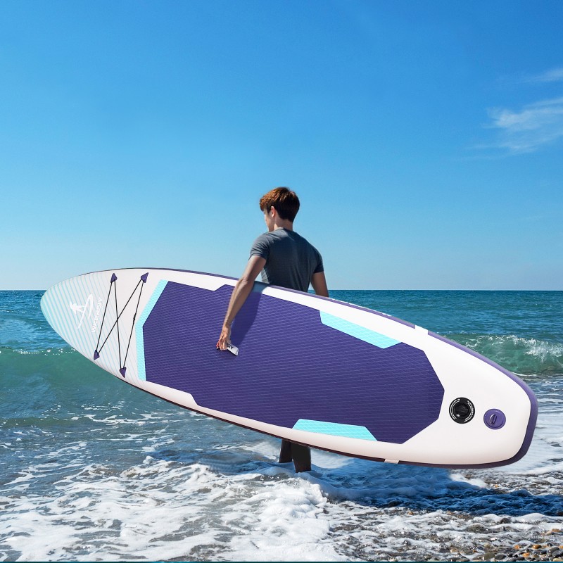 335 cm Graues Aufblasbares SUP | Allgewässer-Performance Serie, Neutrale Farbton-Vielseitigkeit & Profi-Langlebigkeit – WKersiy