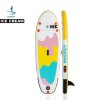 244 cm Gelbes Jugend-SUP | Kinder-Paddleboard mit Ultra-stabilem Design & Leichtem Transport – WKersiy
