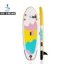 244 cm Gelbes Jugend-SUP | Kinder-Paddleboard mit Ultra-stabilem Design & Leichtem Transport – WKersiy