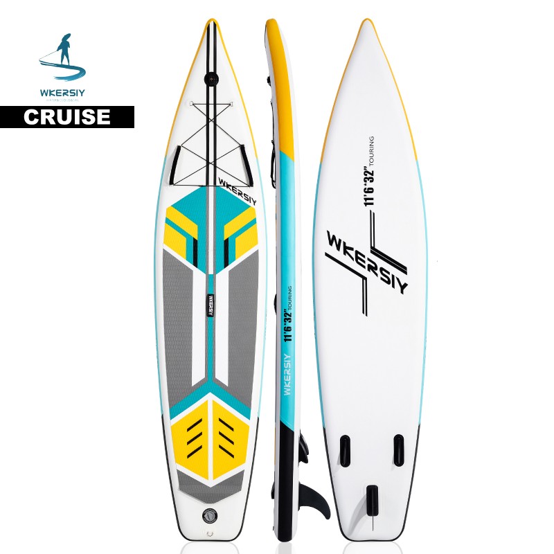 350 cm Cyan SUP mit Kamerahalterung | Extra-Längen-Komfort, Übergroße Stabilität & Aktionsbereites Design – WKersiy